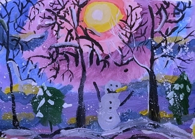 Новогодний лес